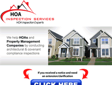 Tablet Screenshot of hoainspectionservices.com
